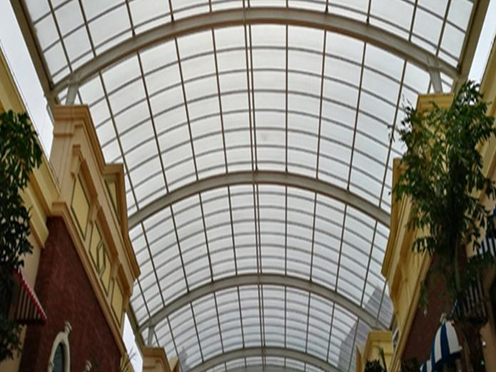 开原屋面网架顶棚吊装方案