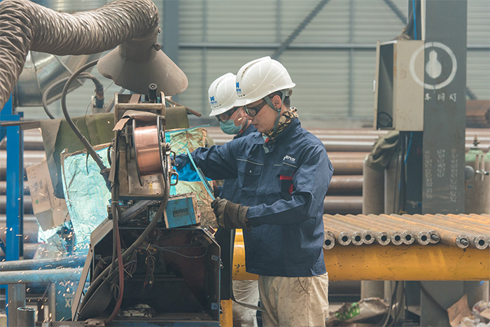 开原网架自动化焊接